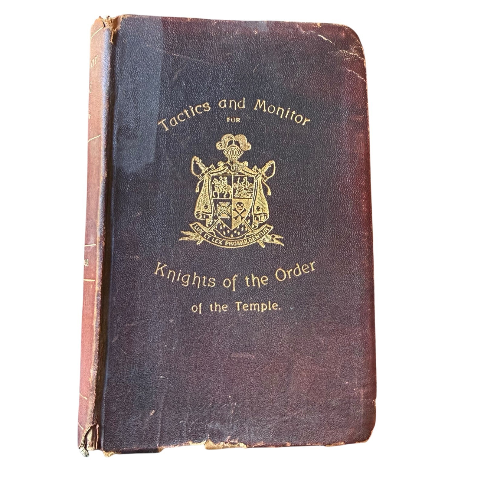 Rare VTG  1897 Tactics and Monitor Templar Handbook California by Sumner