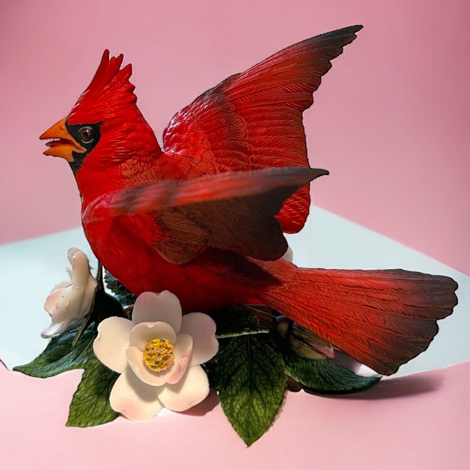 Vintage 1987 Lenox Cardinal Male Garden Birds Collection Discontinued With Box