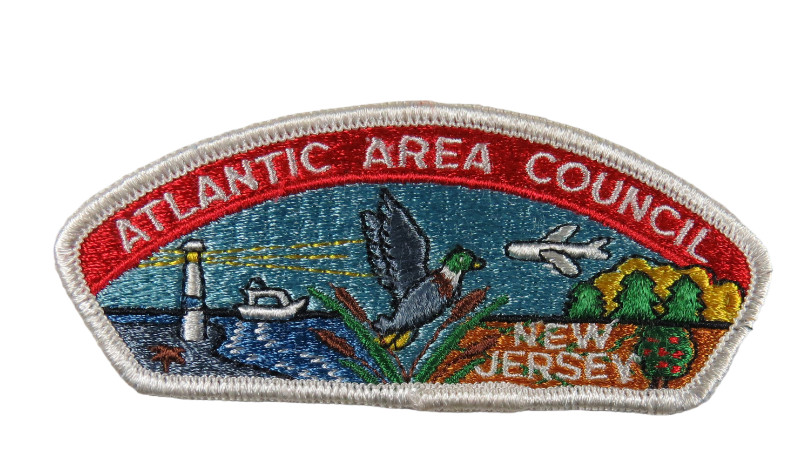 Atlantic Area Council Northfield, NJ 1926-1992 S2 cb CSP White Bdr (Z1332)