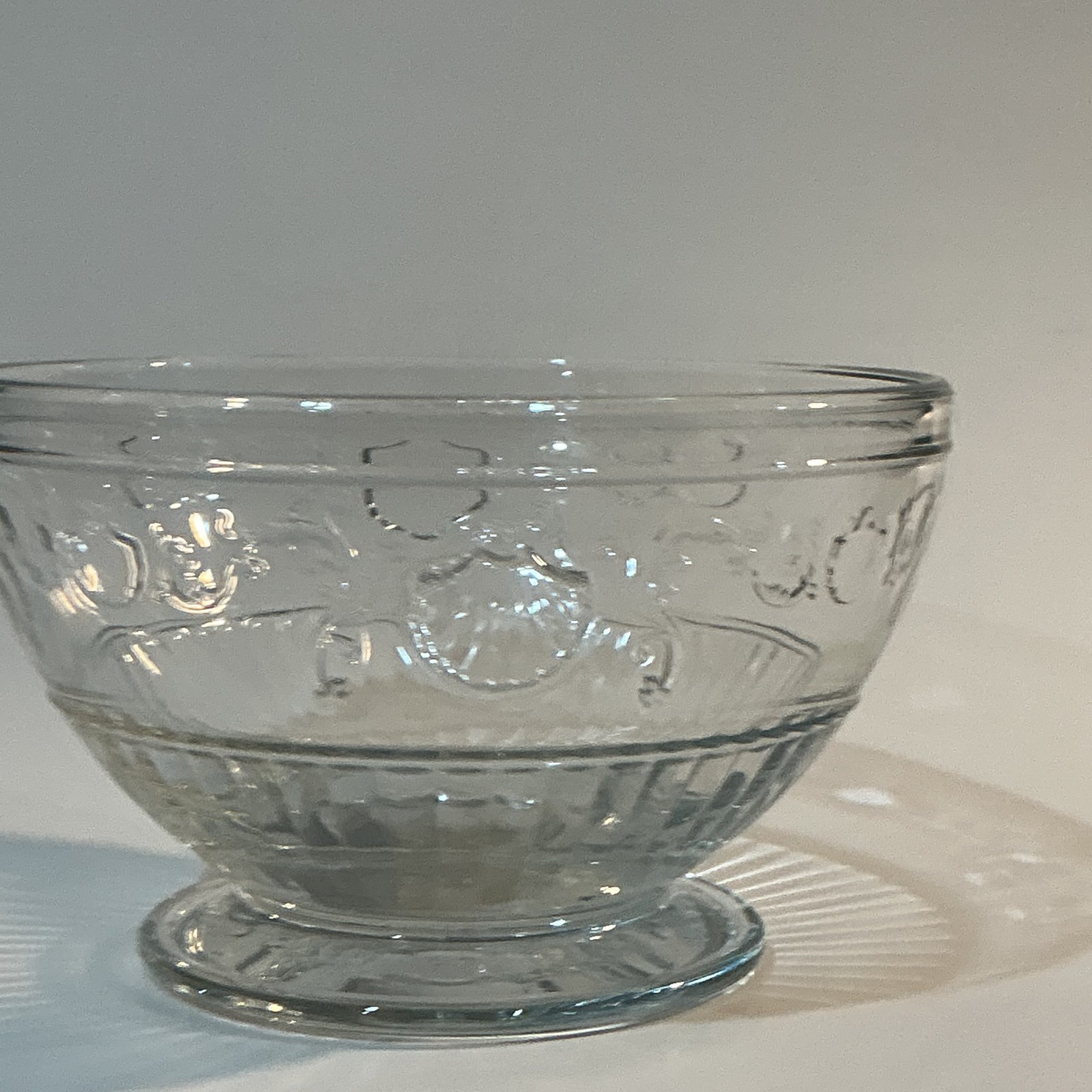 La Rochère Versailles baroque design clear bowl 20oz made in France inspired by