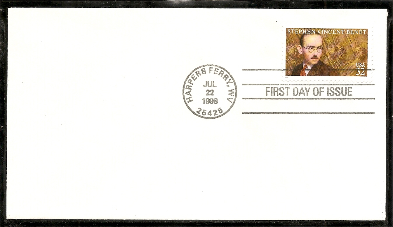 US Scott # 3221 Stephen Vincent Benet FDC. Ready For Cachet.