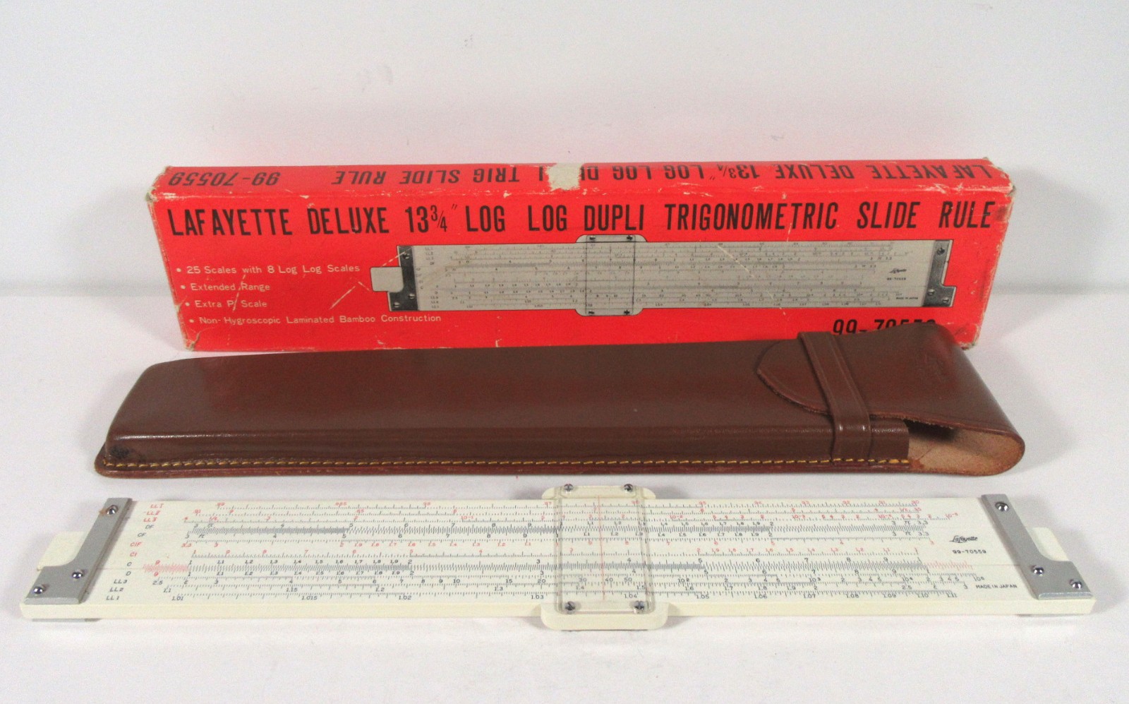 Vintage Lafayette Trigonometric Slide Rule 13 3/4\
