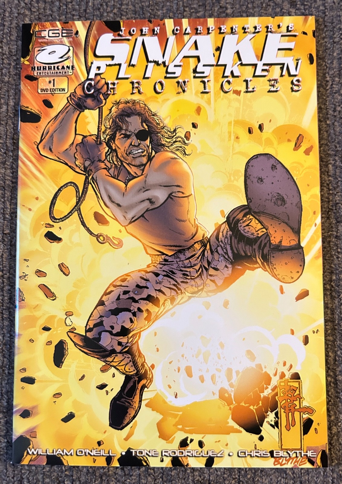 John Carpenter’s Snake Plissken Chronicles, Comic #1 DVD Ed., Kurt Russell, NEW