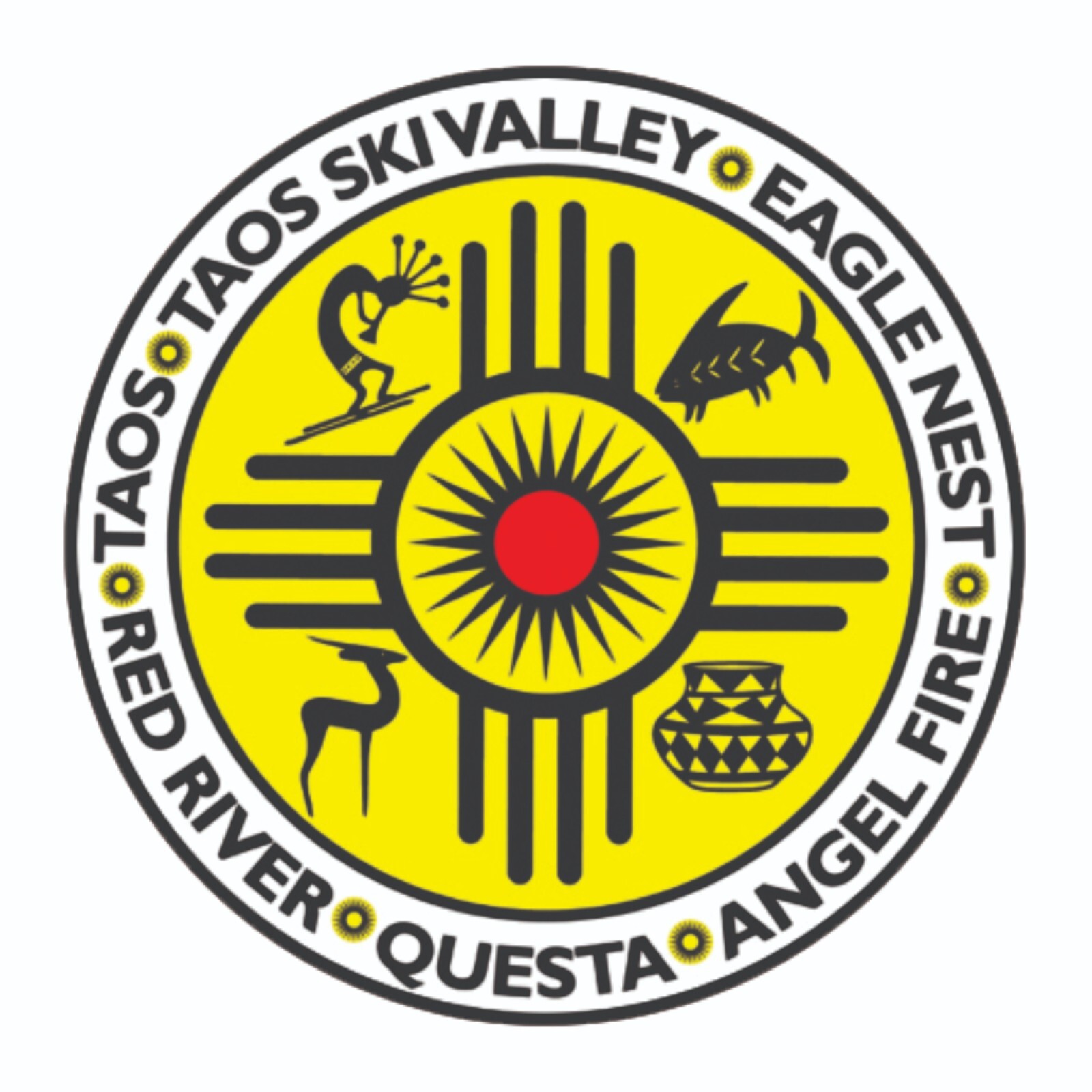 Taos Eagle Nest Angel Fire Red River New Mexico Sticker Decal Bumper Sticker Taos Eagle Nest Angel Fire Red River New Mexico Sticker Decal Bumper Sticker