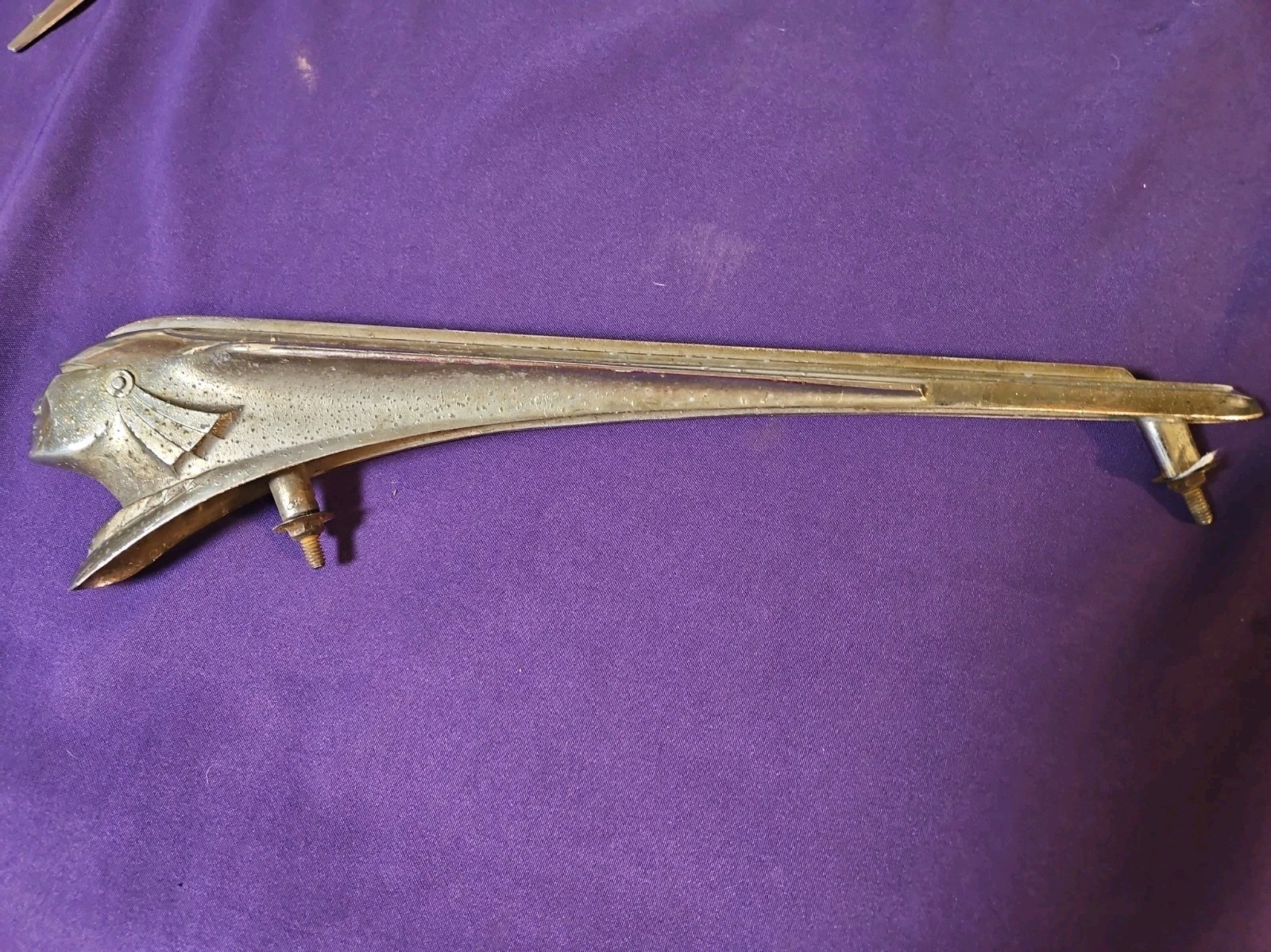 Pontiac Chieftain Hood Ornament Vintage 1953 #4152053 CHIEFTAIN CATALINA