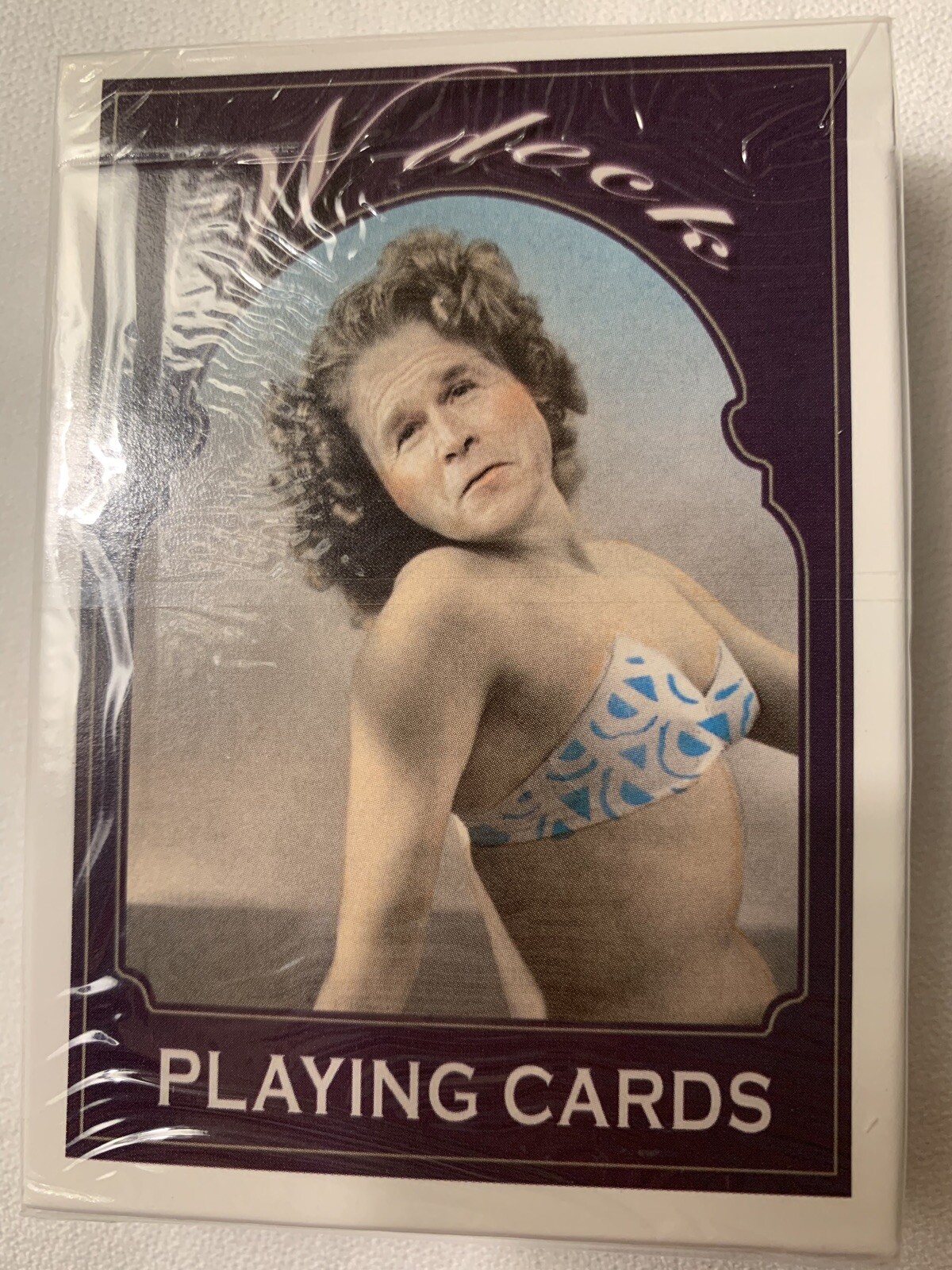 W Deck President George Bush Comic Poker Playing Cards Made in USA 