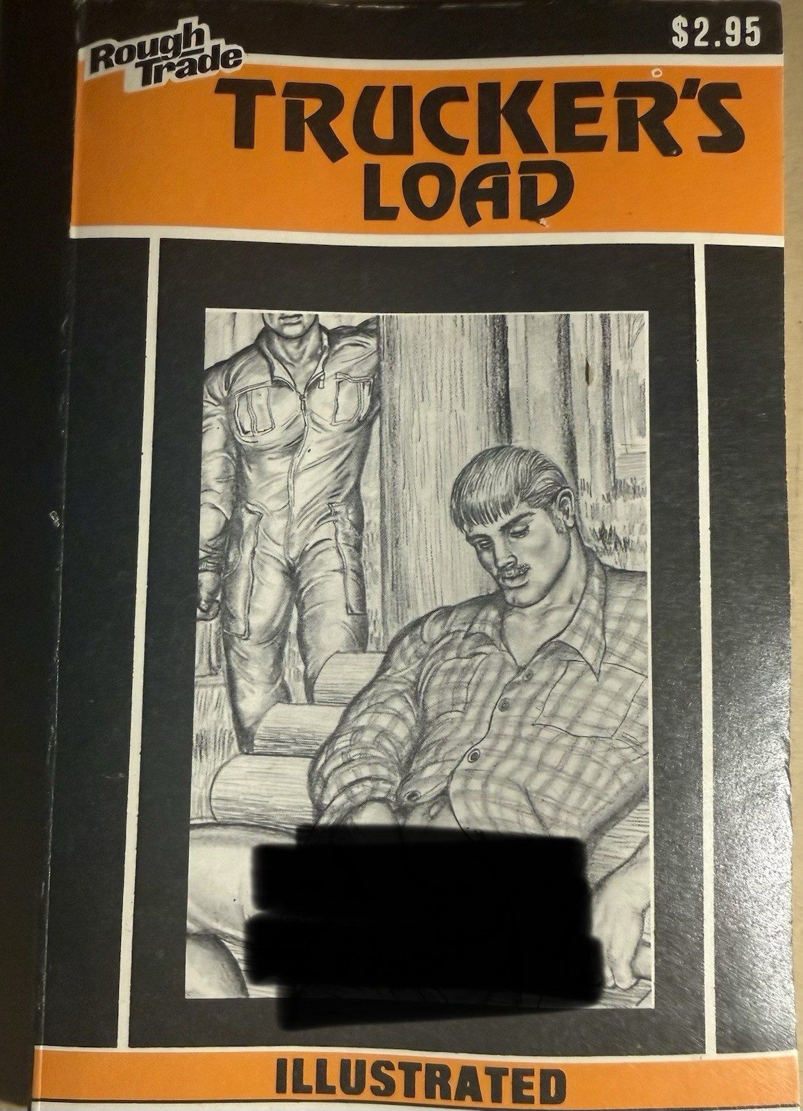 TRUCKERS LOAD - 1979 NO AUTHOR ROUGH TRADE ILLUSTRATED VTG PULP NOVEL GAY INTRST