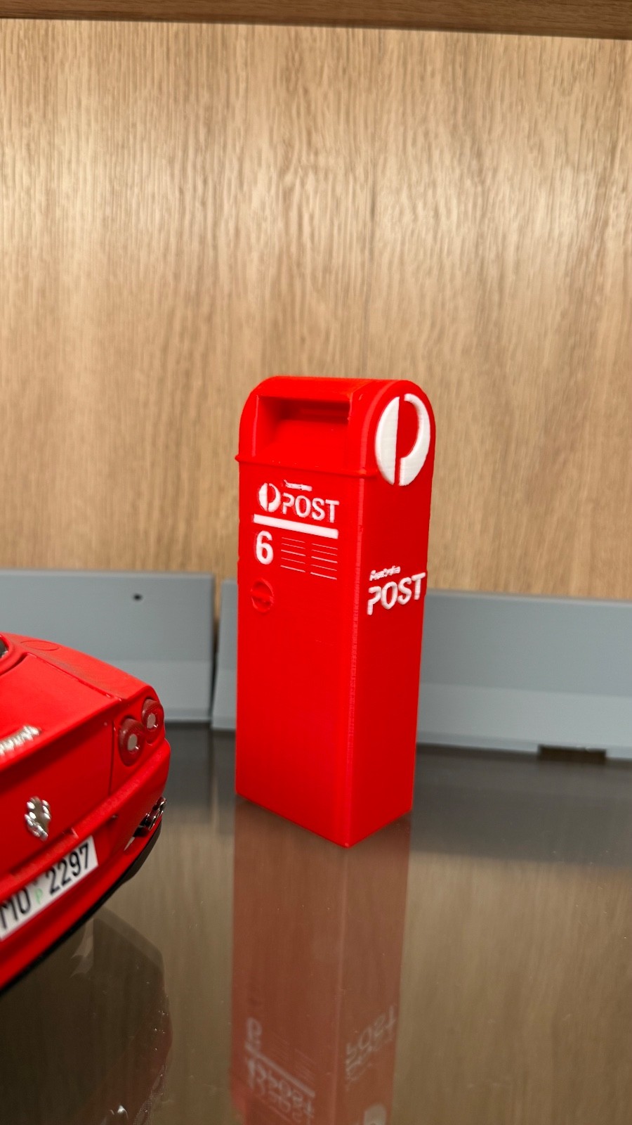 1:18 Scale Australia Post Modern Era Posting Box Miniature Model 11cm High Detai