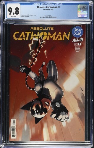 CGC 9.8 Absolute Catwoman 1 BENGAL NM DC Comics Absolute Batman MAIN COVER Key