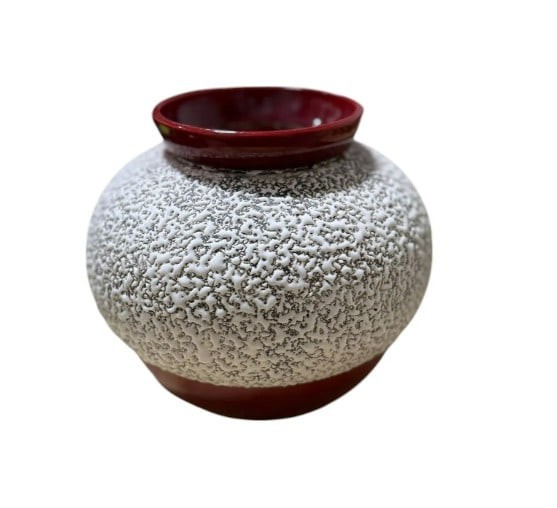 Rare Paul Milet Sevres Art Deco Ruby Red Lava Glaze Stoneware Vase 1930s France Rare Paul Milet Sevres Art Deco Ruby Red Lava Glaze Stoneware Vase 1930s France