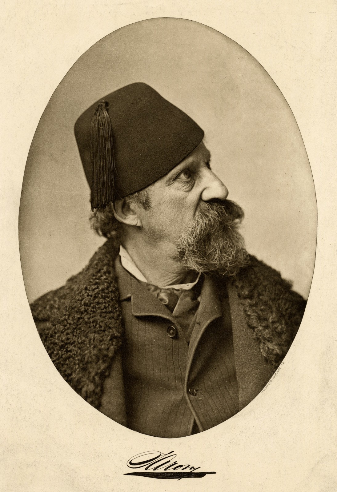 Rare 1890s Photo-Gravure Self Portrait Napoleon Sarony from 