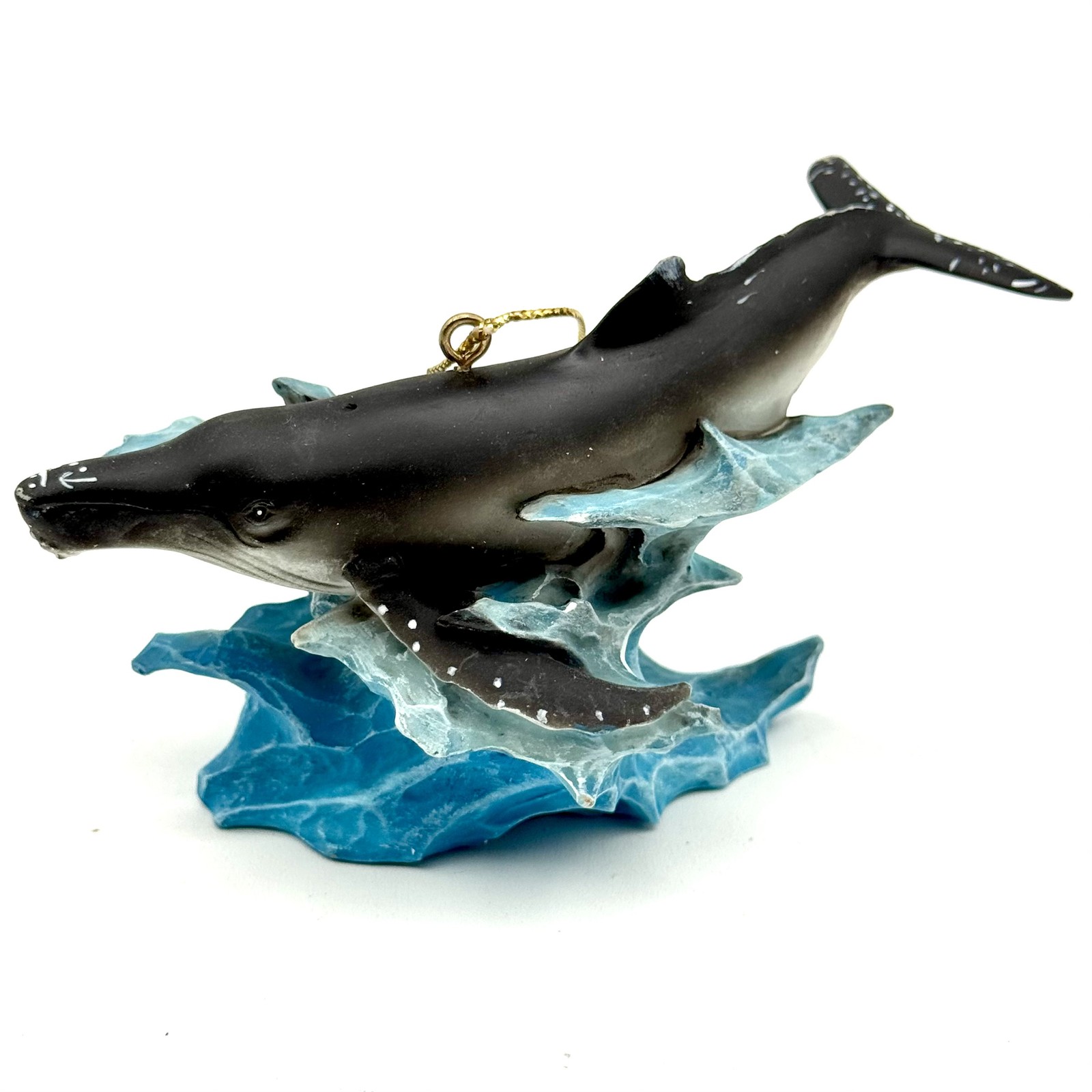 WWF Humpback Whale Ornament Figurine Bloomingdale's 2001 Collectible 