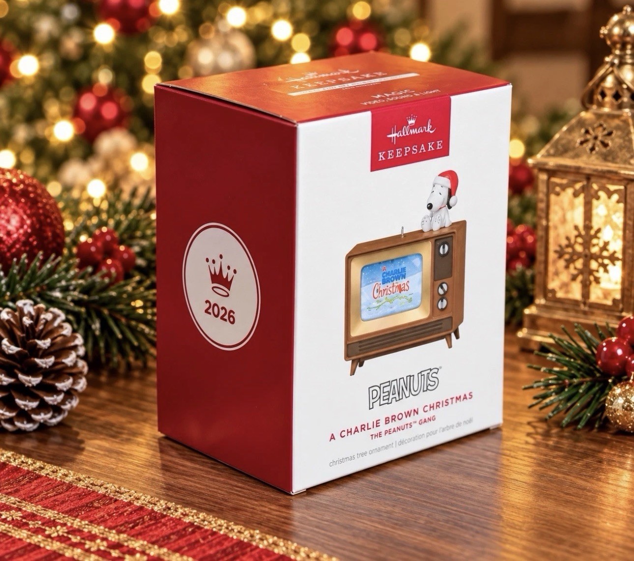 Hallmark 2026 Peanuts A CHARLIE BROWN CHRISTMAS Magic Ornament ~ NMIB Hallmark 2026 Peanuts A CHARLIE BROWN CHRISTMAS Magic Ornament ~ NMIB