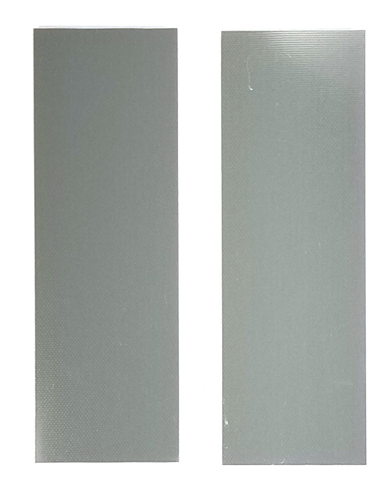 G10 GRAY 3/8 .375 x 2 x 6 (2) KNIFE / GUN HANDLE SCALE MATERIAL G-10 BLANKS 
