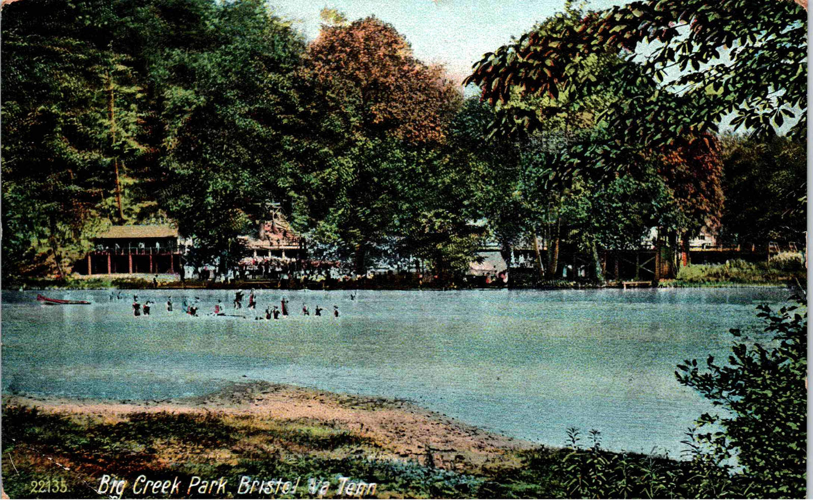 Bristol, Tennessee - Enjoying the day at Big Creek Park - c1910