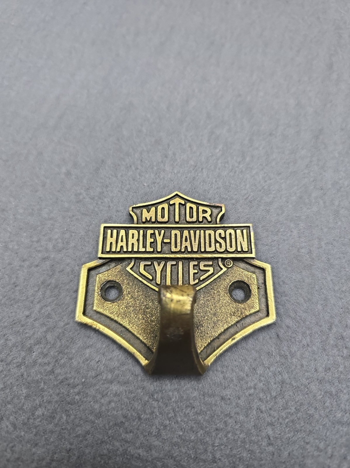 Vintage 1994 Harley Davidson Wall Mount Bottle Opener Bar Shield #606 Metal