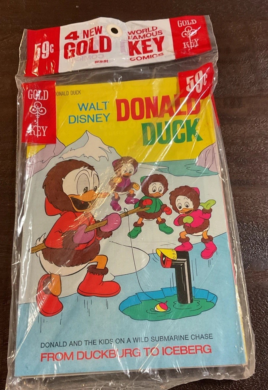 HTF Gold Key 4-PACK SEALED VF-NM 1973 Donald Duck #148 Woody Woodpecker #128