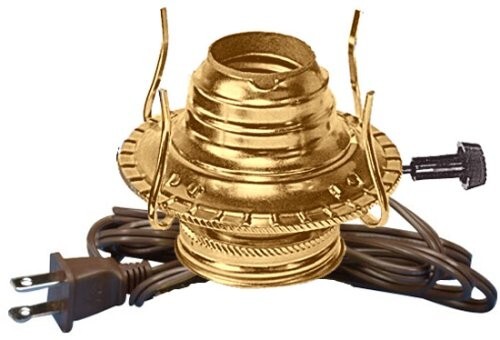 Electric Oil Lamp Burner DIY Conversion Kit, Pre-Wired and Ready to Use (#2)