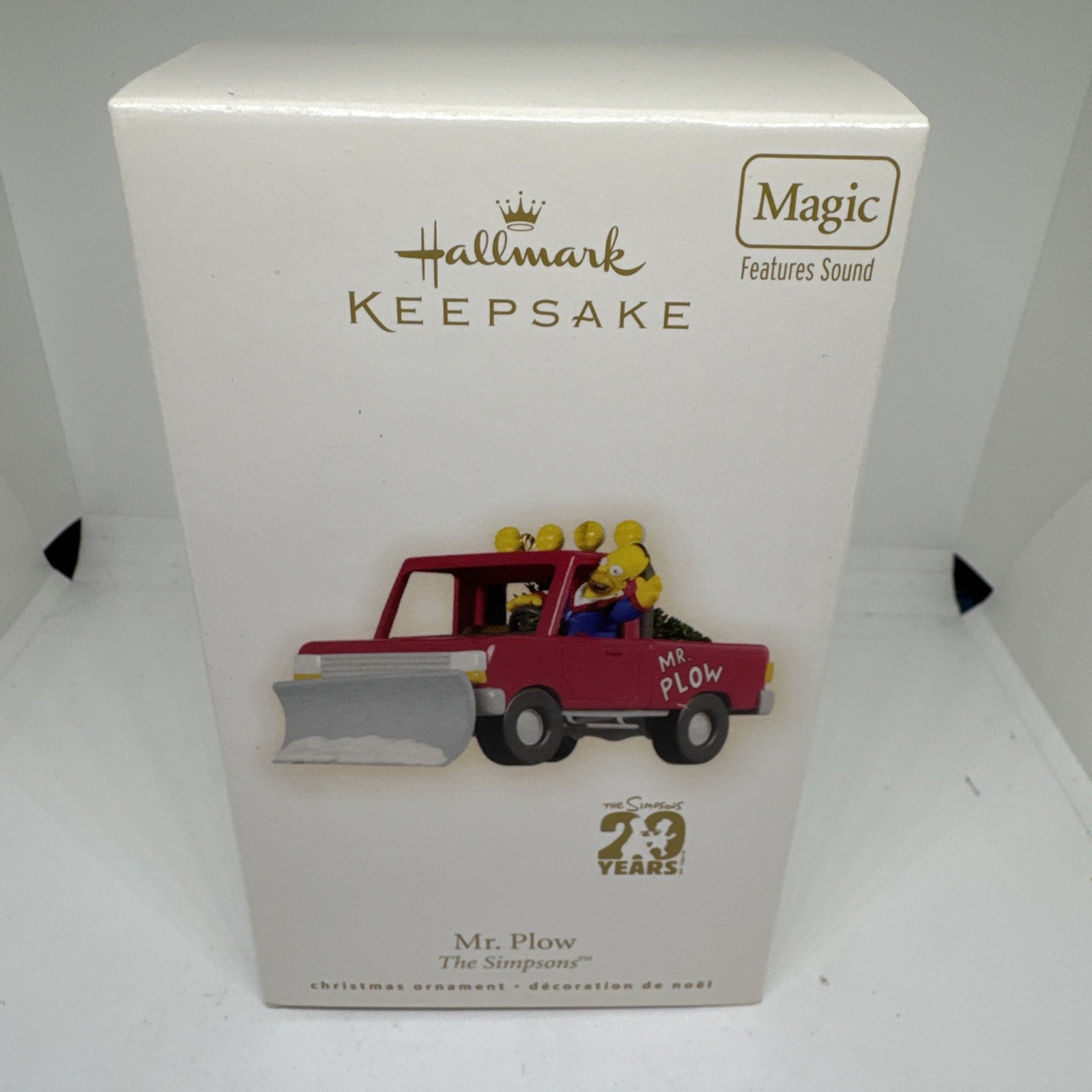 2009 Hallmark Keepsake Mr. Plow The Simpsons 20th Anniversary Rare New