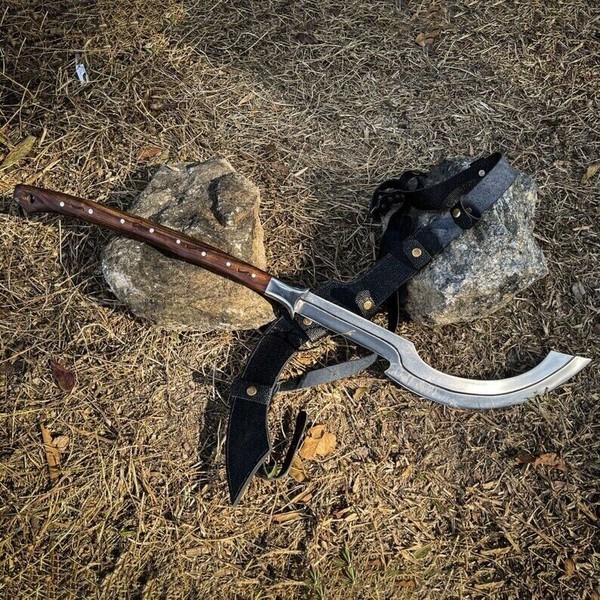 HAND FORGED ANCIENT EGYPTIAN KHOPESH SWORD REPLICA,COSPLAY & HISTORY ENTHUSIASTS