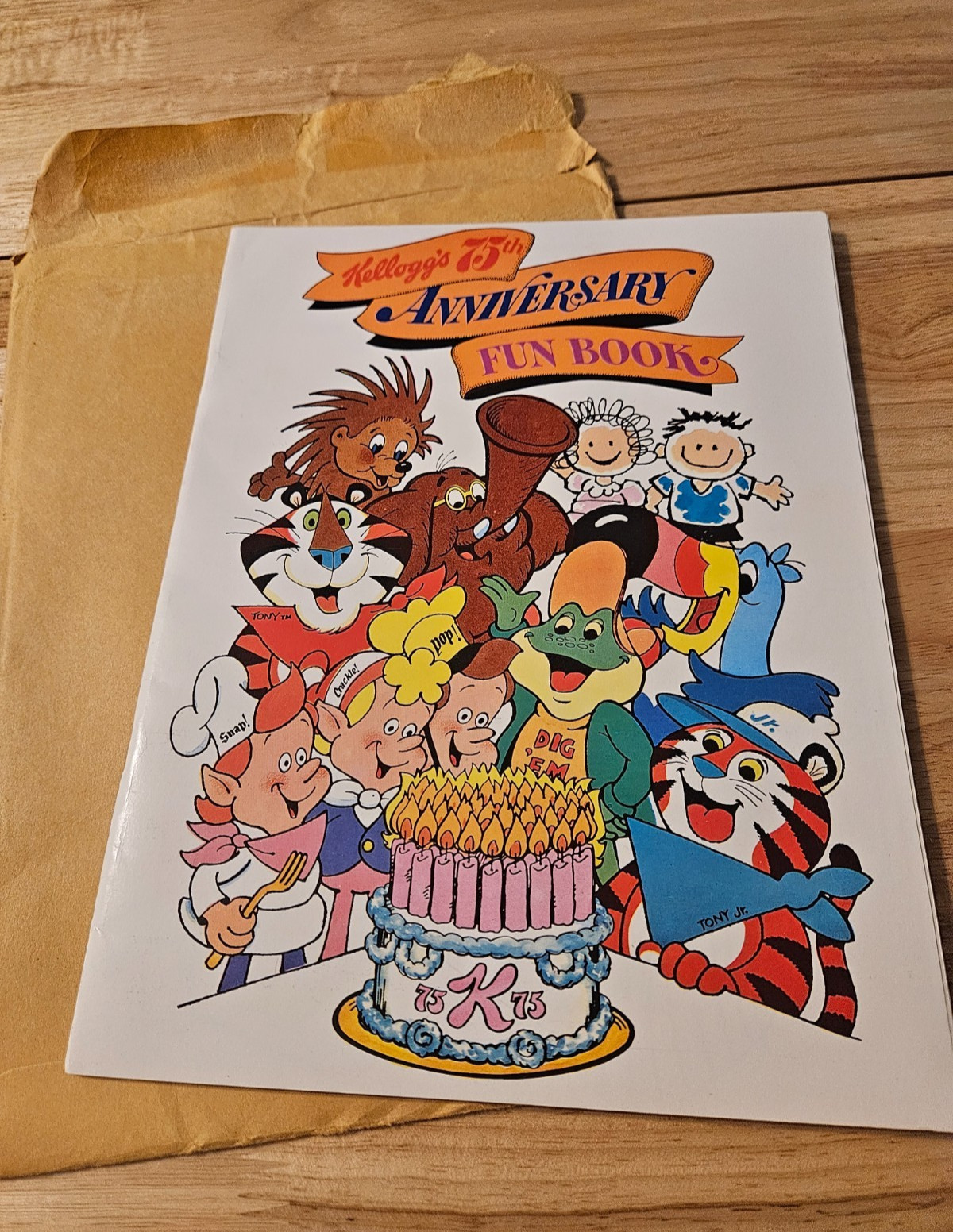 KELLOGG\'S 75TH Anniversary Fun Book, Never Been Used - In Original Mailer