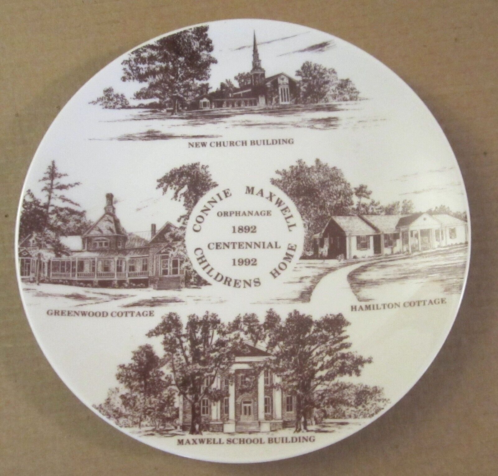 Greenwood South Carolina Orphanage Plate Connie Maxwell Childrens  Home