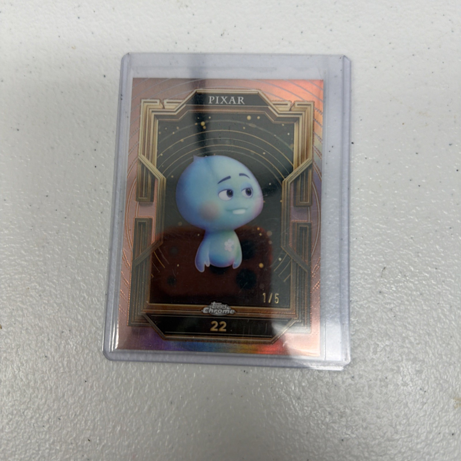 2025 Topps Chrome Disney Pixar Soul 22 Red Refractor Parallel 1/5 #80 2025 Topps Chrome Disney Pixar Soul 22 Red Refractor Parallel 1/5 #80