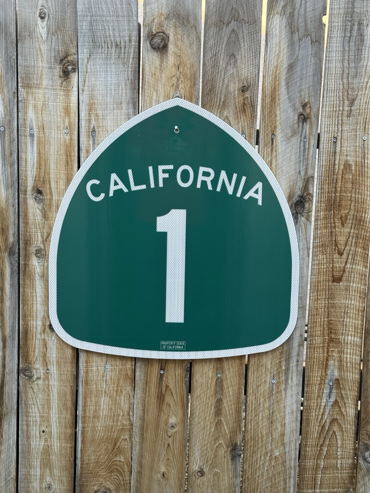 Authentic Reflective California Highway 1 Sign With Ca Print Stamp Authentic Reflective California Highway 1 Sign With Ca Print Stamp