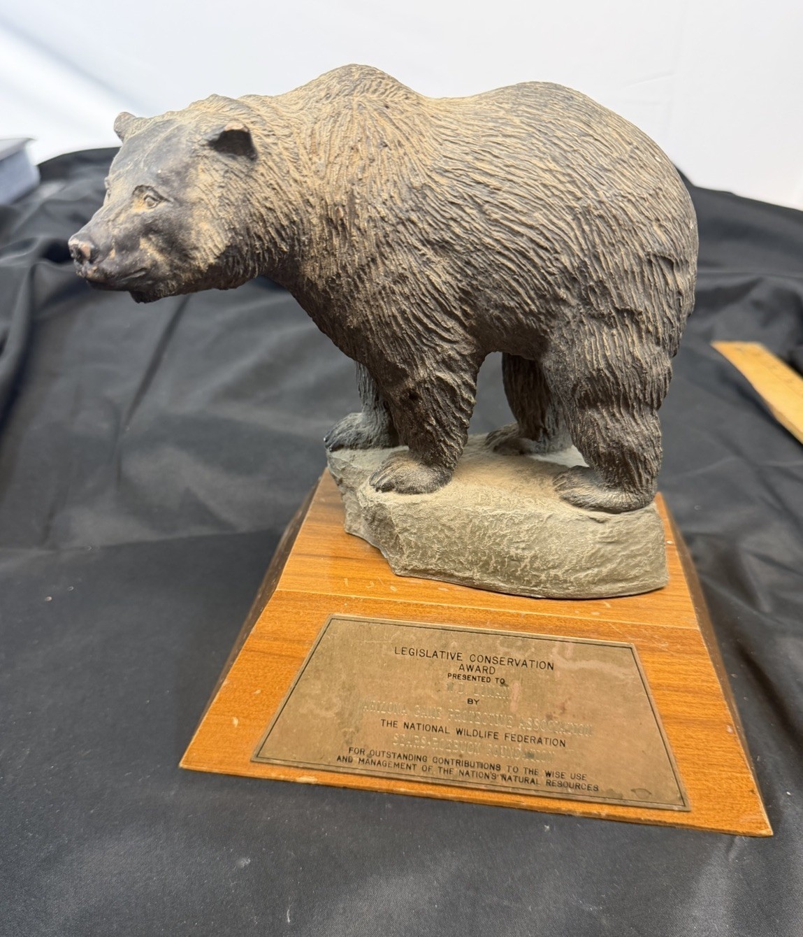 1960’s The National Wildlife Federation Sears Roebuck Foundation Bear Statue