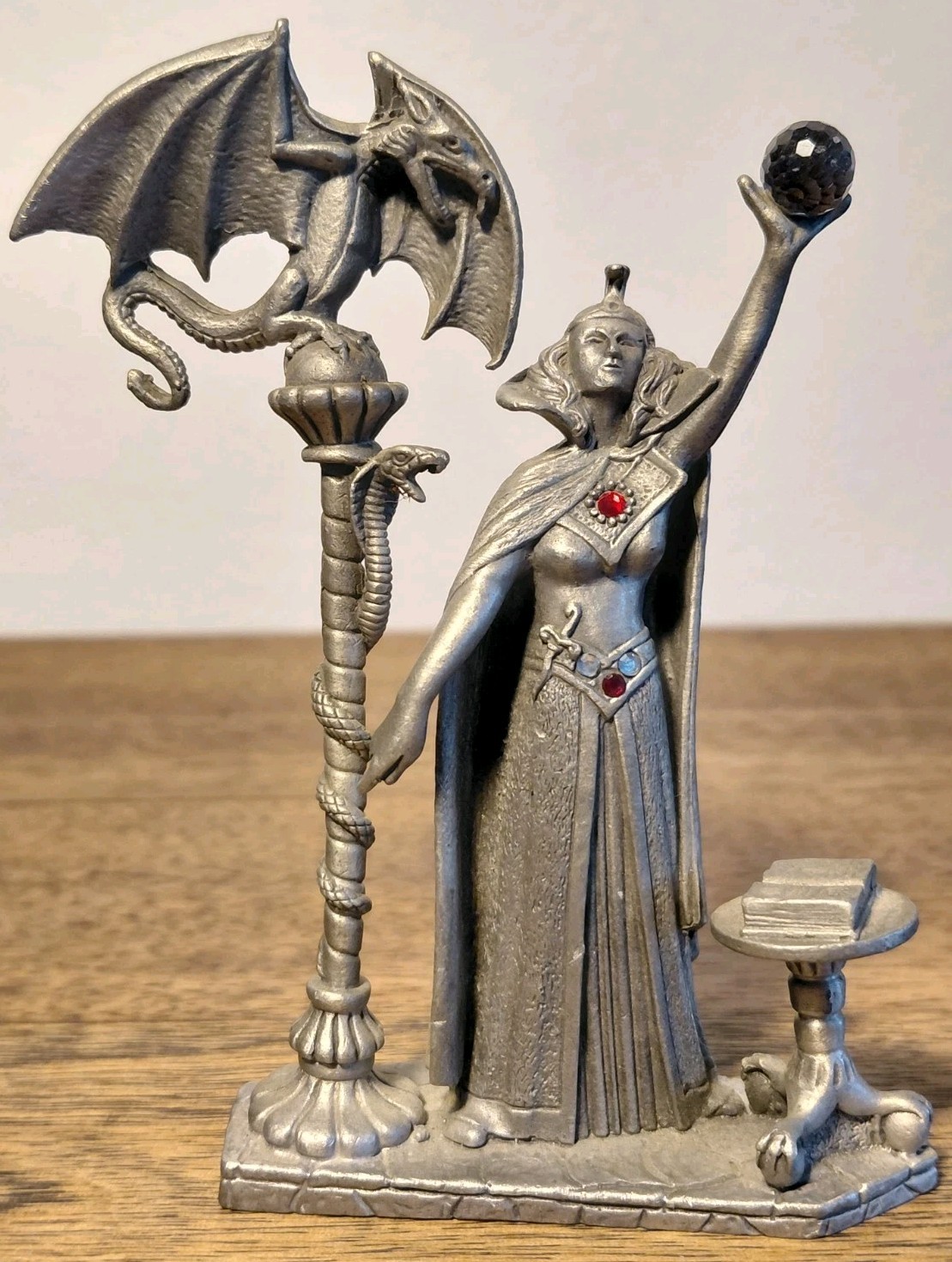 Masterworks Fine Pewter Dragon Princess