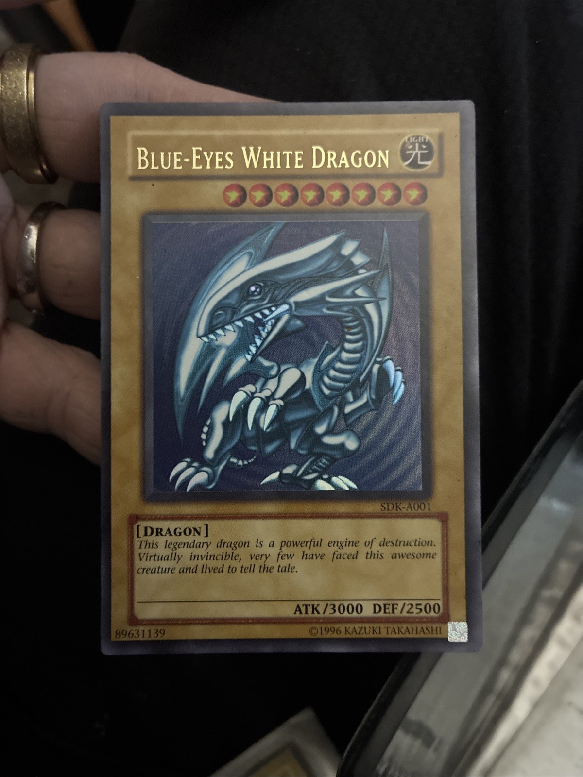 Yugioh Blue-Eyes White Dragon SDK-001 Ultra Rare NM