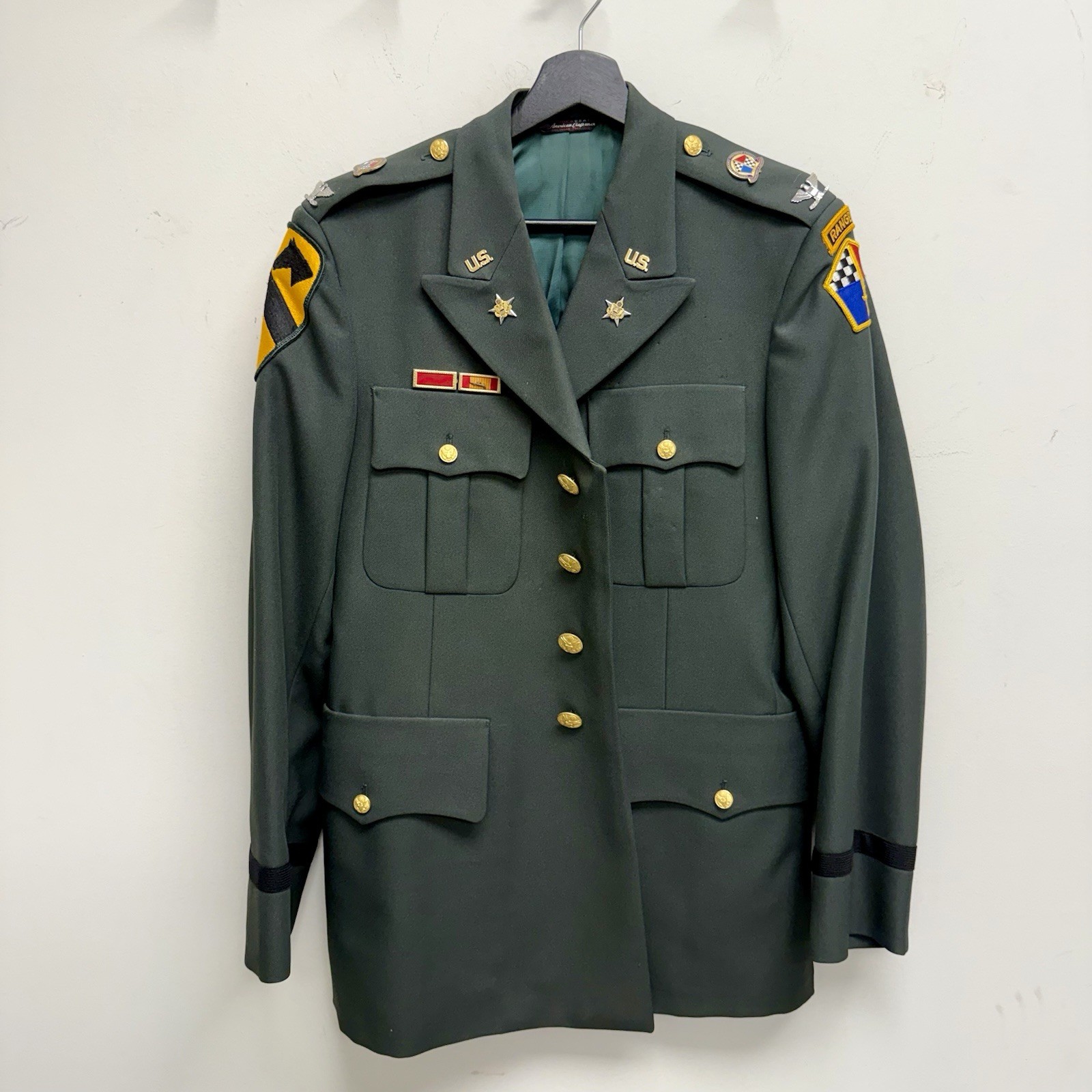 Post Vietnam War Original US Army Uniform USMEPCOM Command Colonel Ranger Cav