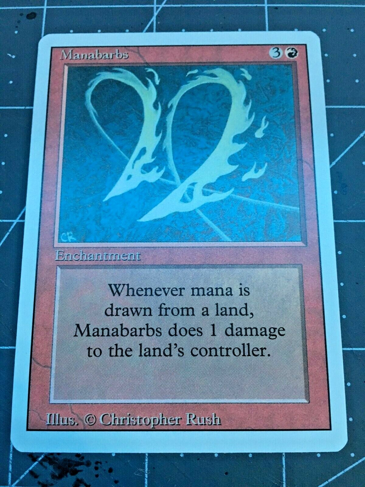 Manabarbs NM, MTG Revised Edition, English Manabarbs NM, MTG Revised Edition, English