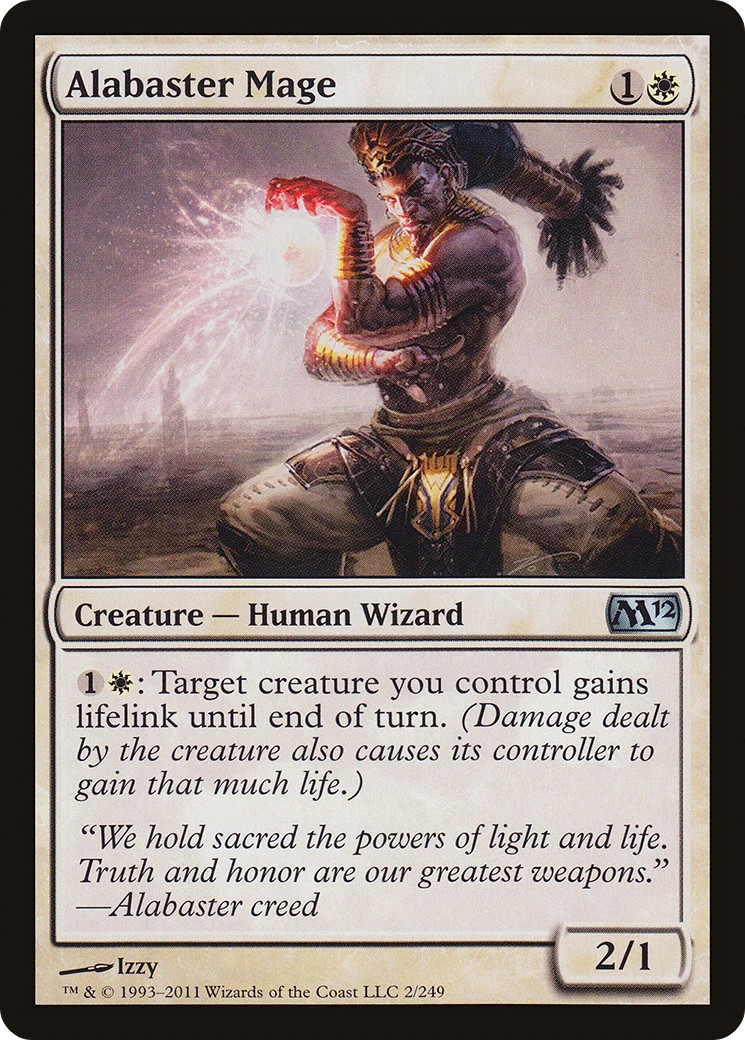 Alabaster Mage [Magic 2012] Magic MTG