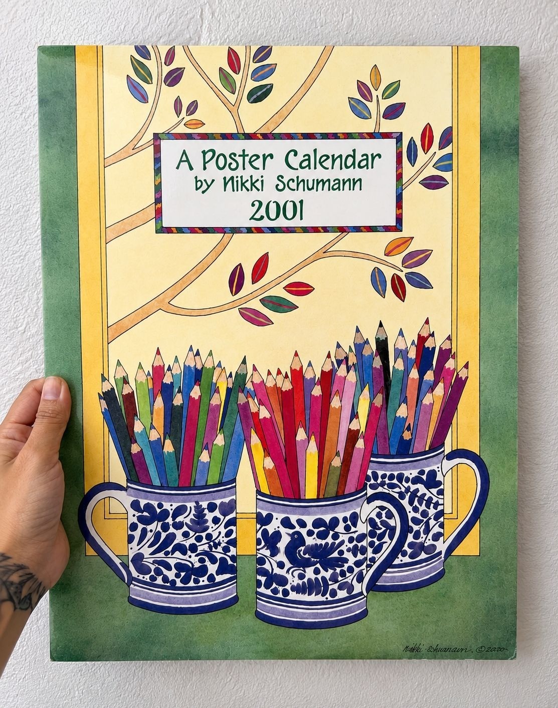 A Poster Calendar by Nikki Schumann 2001 20th Edition Retrospective Collection