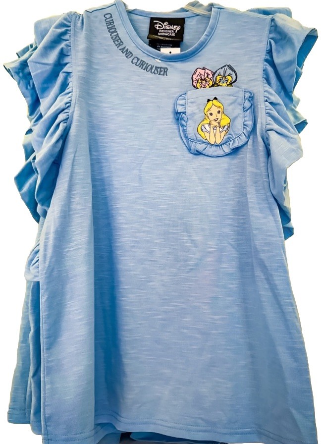 NEW Disney Parks Epcot Ashley Eckstein Her Universe Shirt Alice in Wonderland M