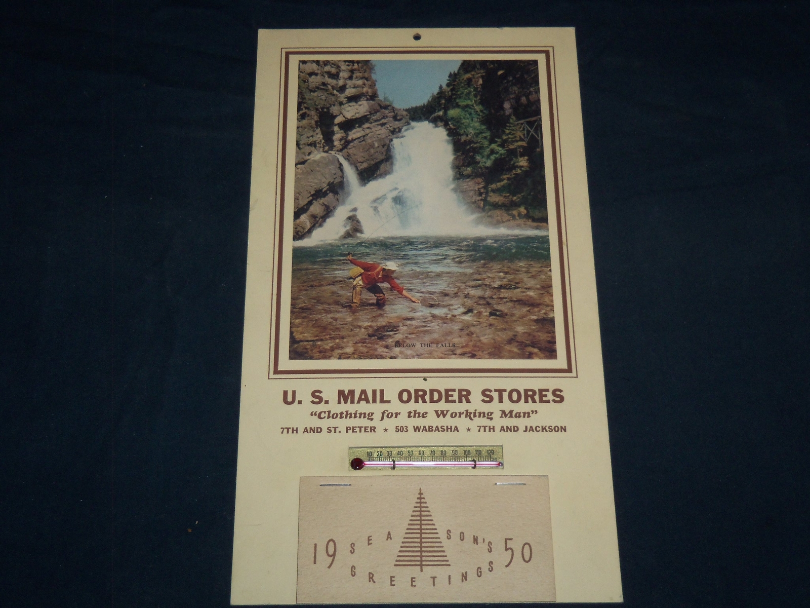1950 U. S. MAIL ORDER STORES CALENDAR - ST. PAUL - J 8155