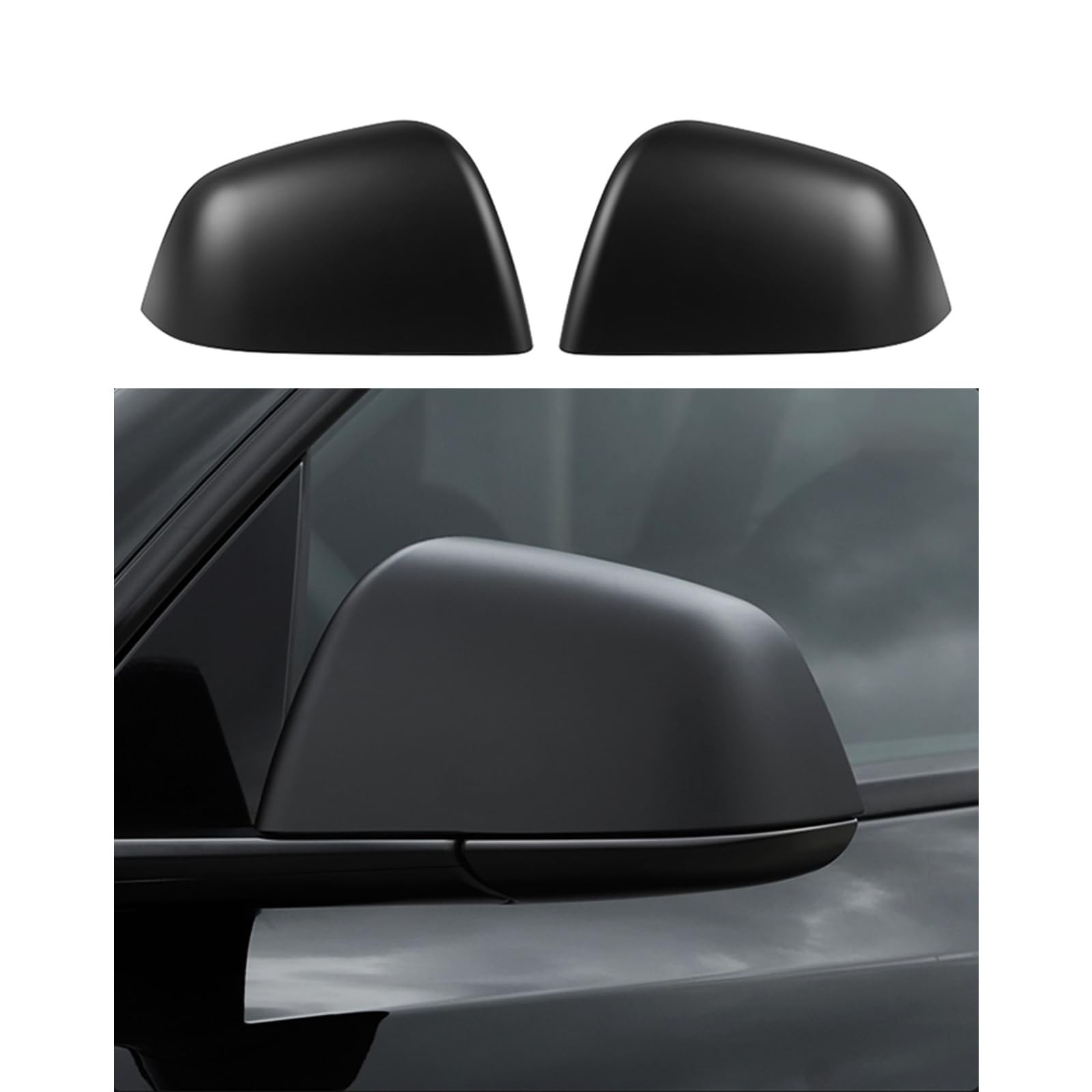 Car Side Mirror Covers Compatible with Tesla Model Y 2021-2024,Left & Right M... Car Side Mirror Covers Compatible with Tesla Model Y 2021-2024,Left & Right M...