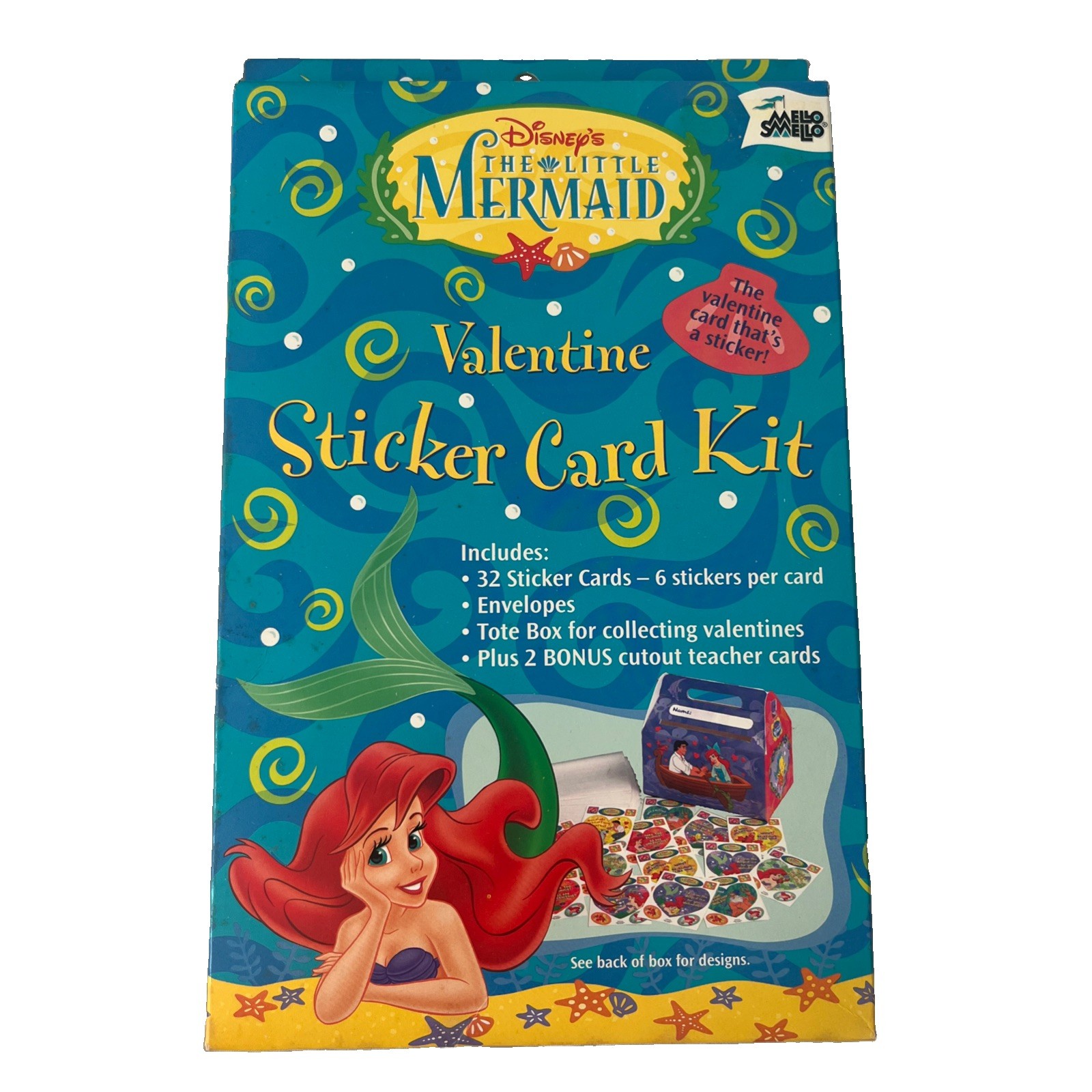 VINTAGE 1997 DISNEY THE LITTLE MERMAID VALENTINES NEW IN BOX