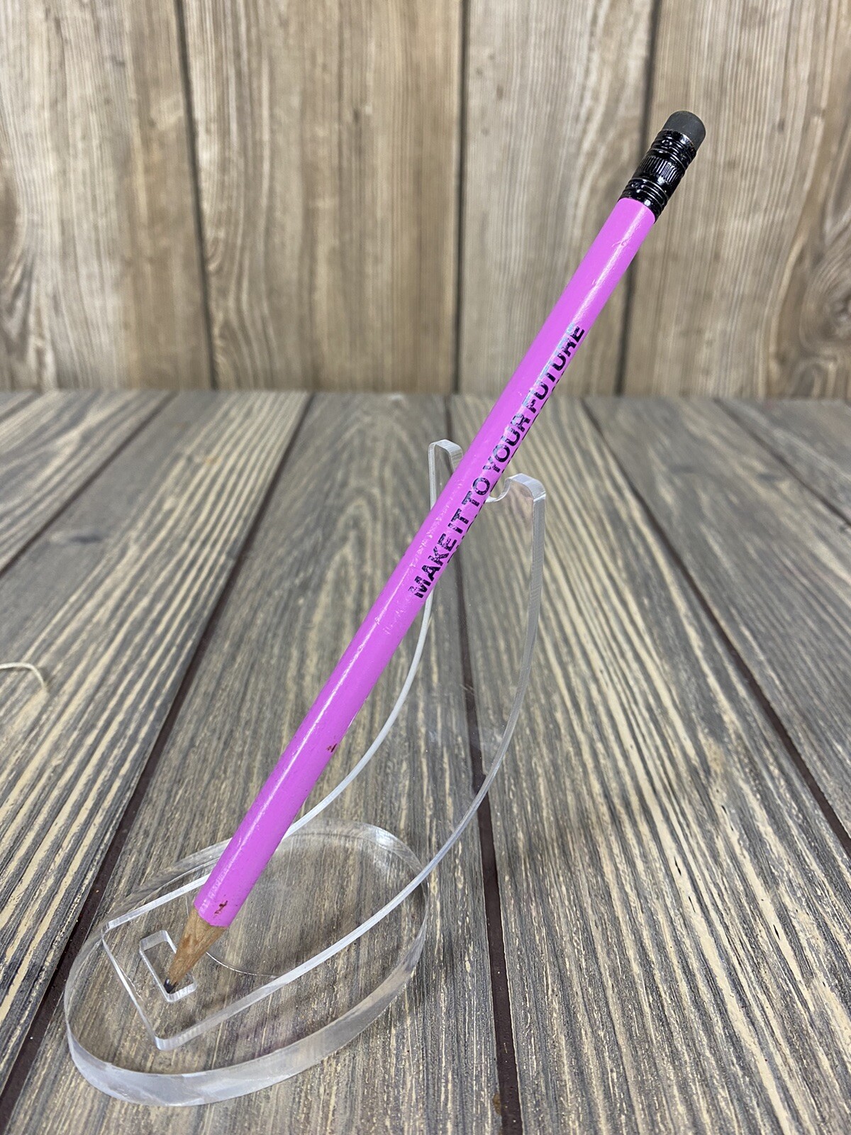 Vintage Purple Make It To Your Future Buckle Up Today Sen Co Sharpened Pencil