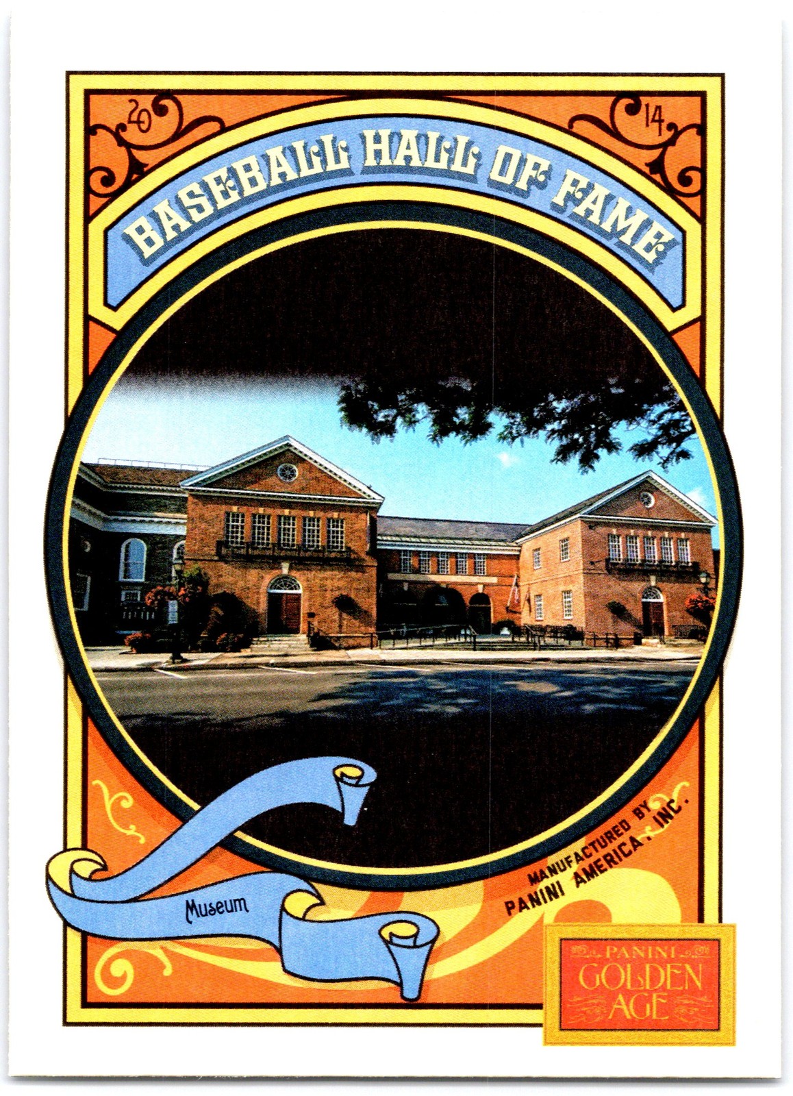2014 Panini Golden Age #48 Baseball Hall of Fame White