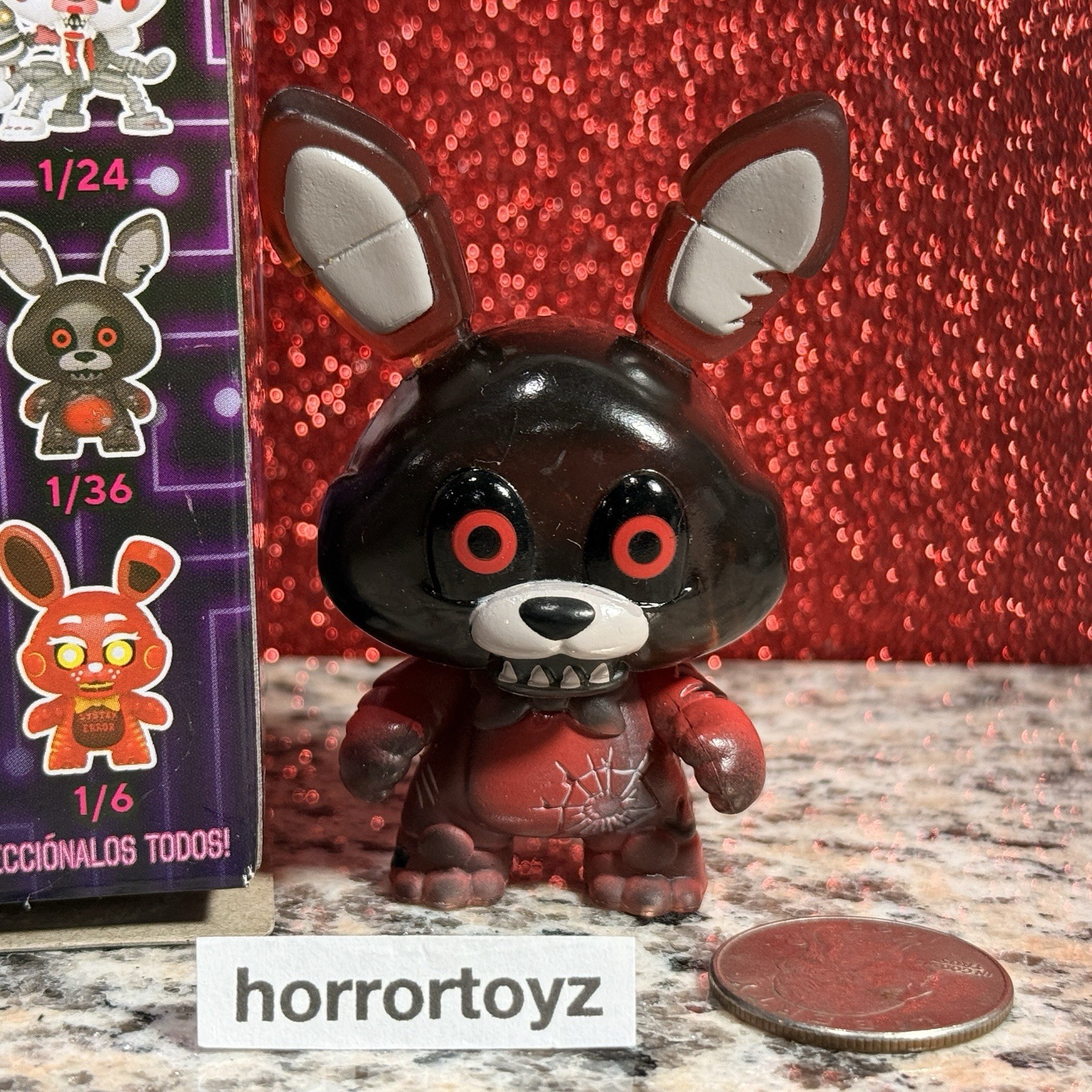 RARE Funko Mystery Mini Five Nights At Freddy’s BLACK HEART BONNIE 1/36 FNAF RARE Funko Mystery Mini Five Nights At Freddy’s BLACK HEART BONNIE 1/36 FNAF