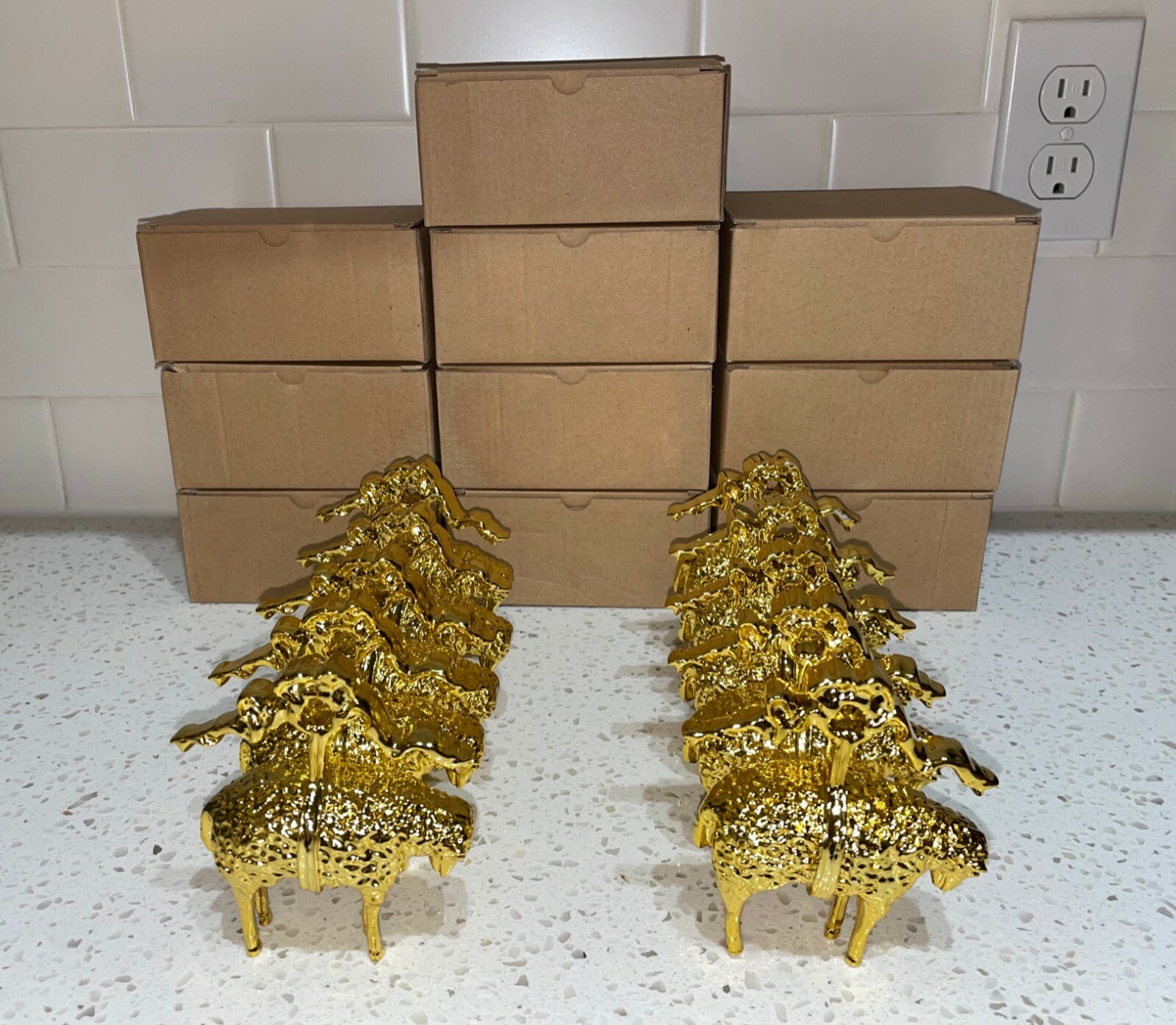 Lot of 10 BROOKS BROTHERS 200th Anniversary GOLDEN FLEECE Christmas Ornament NEW