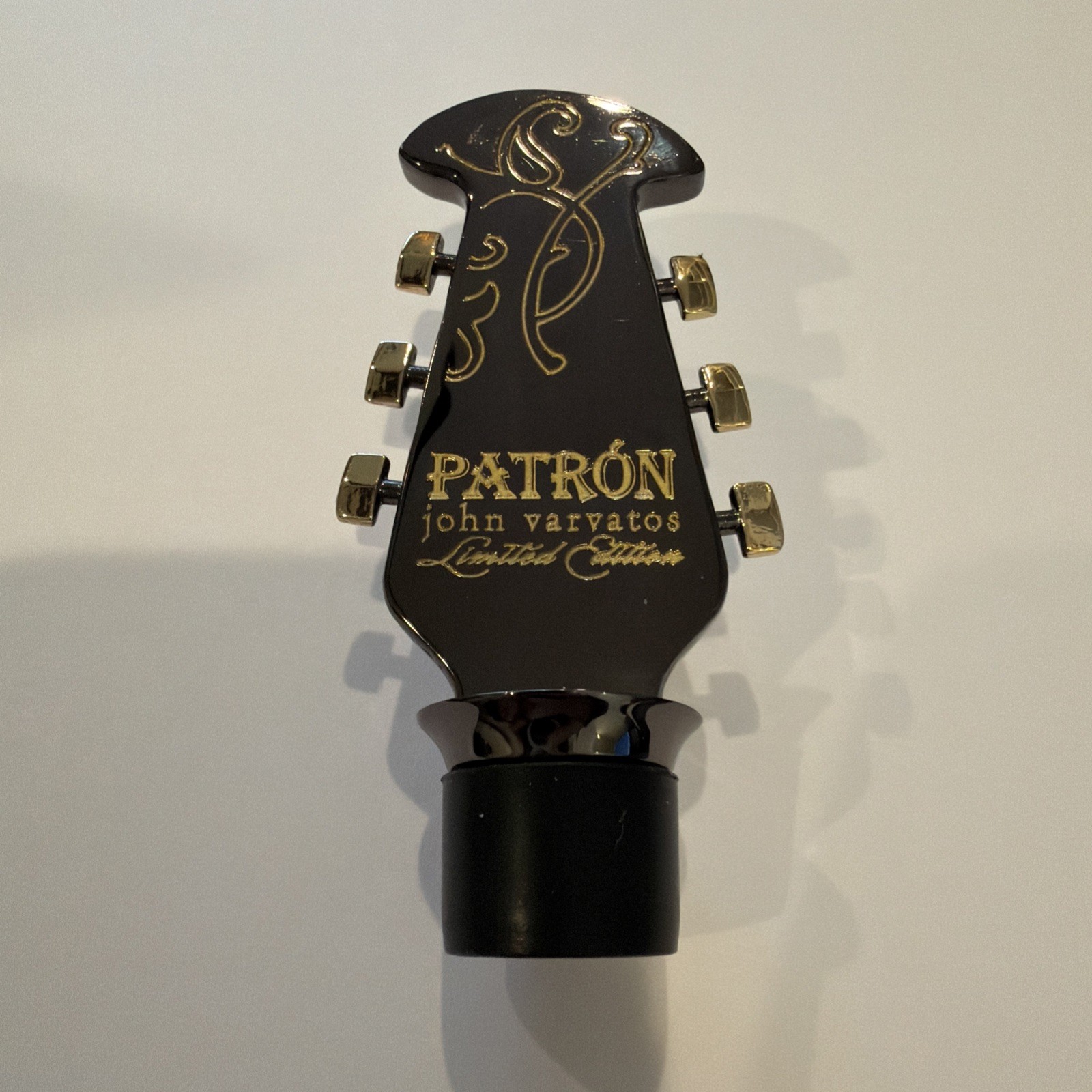 Patrón Tequila John Varvatos Limited Edition Guitar Headstock Bottle Stopper