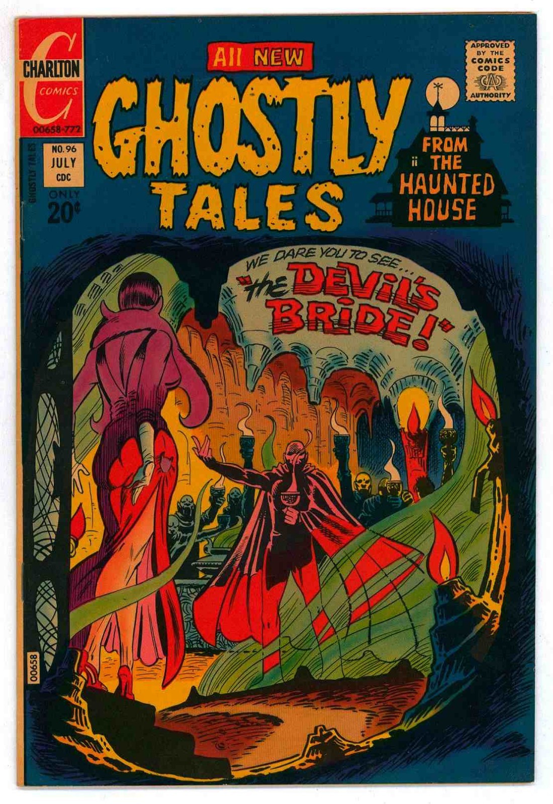 GHOSTLY TALES #96 VF-7.5 Charlton Comics 1972