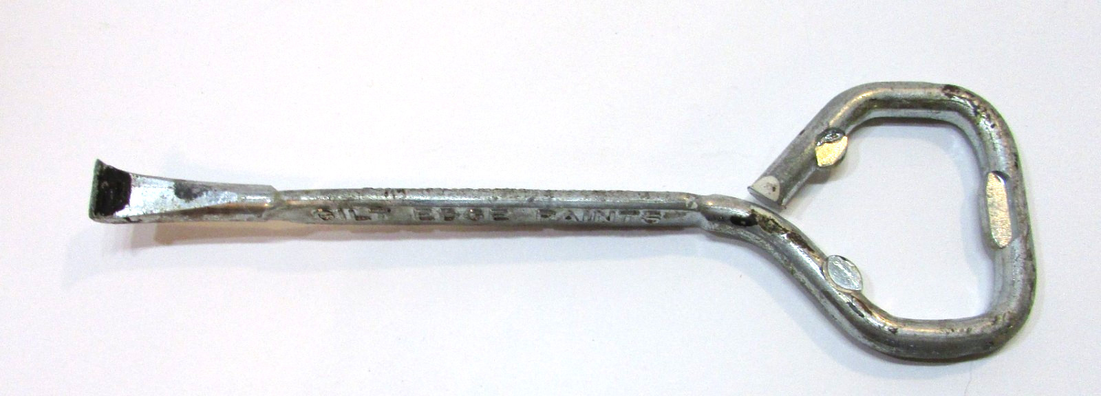 Old 1960\'s OK Hardware Stores Vintage Steel Gilt Edge Paint Can Bottle Opener