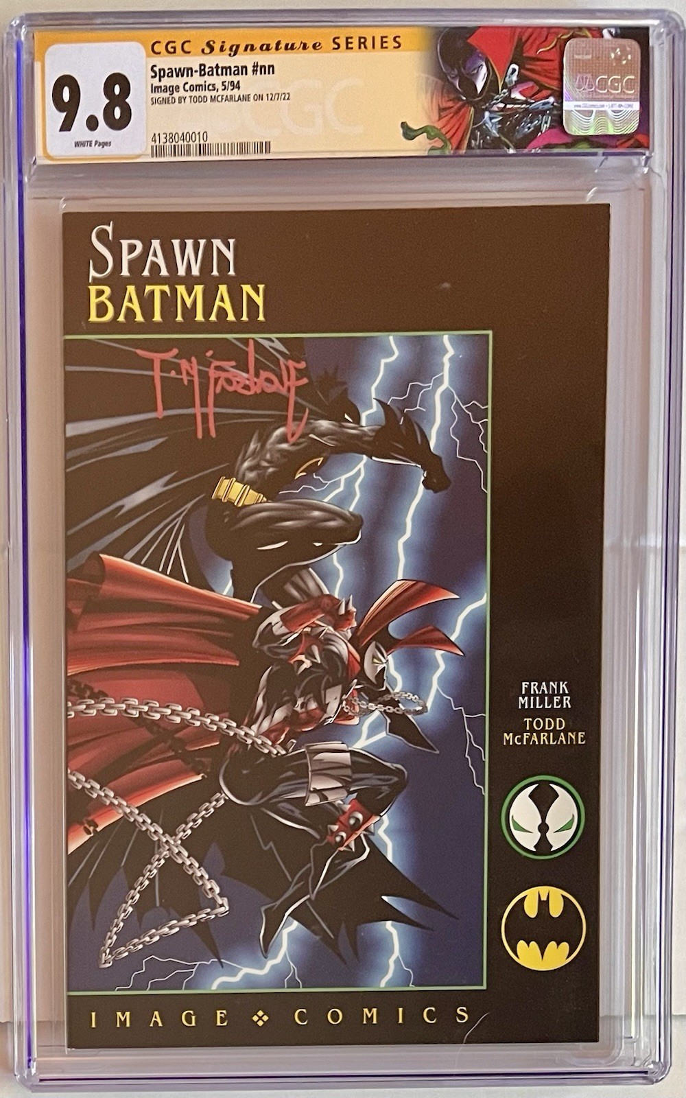 Image Comics Spawn-Batman #nn CGC SS 9.8 Signed Todd McFarlane First Printing