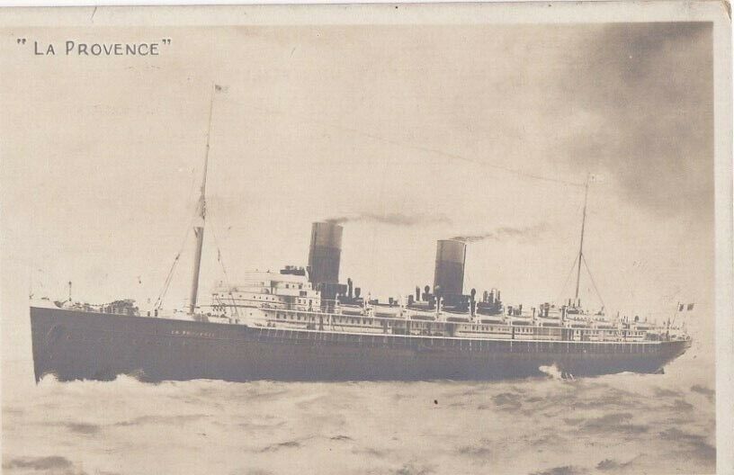 CPA 44 ST NAZAIRE liner LA PROVENCE 1906-1916 - cast in MEDITERRANEAN written