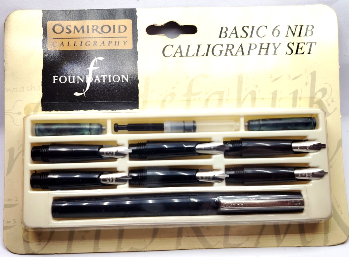 Osmiroid Basic 6-Nib Calligraphy Set – Easy-Change Dip Pen Sealed Ready Stock Osmiroid Basic 6-Nib Calligraphy Set – Easy-Change Dip Pen Sealed Ready Stock