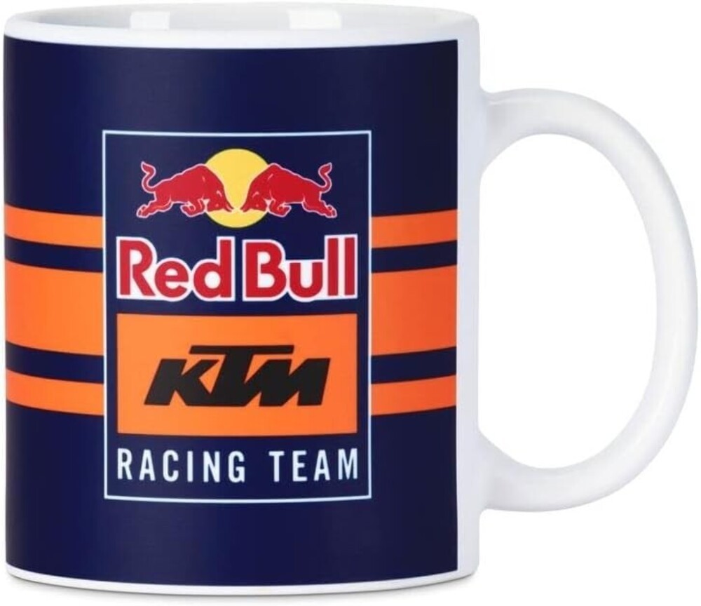 Genuine KTM Red Bull Racing Logo Mug Coffee Cup Blue Orange New OEM 3RB230054800